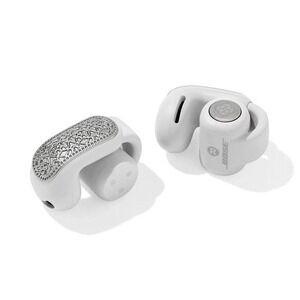 Bose x Kendra Scott Ultra Open-Ear Rhodium Filigree True Wireless Silver Earbuds